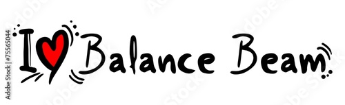 Balance beam love