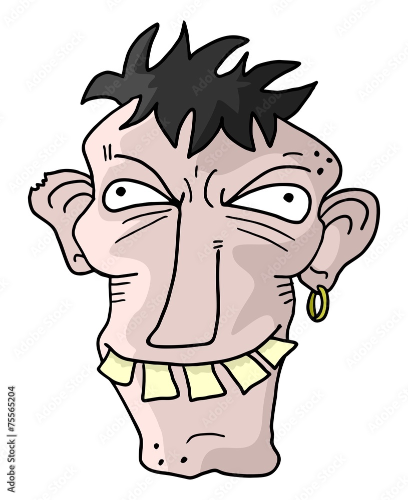 Fototapeta premium ugly man