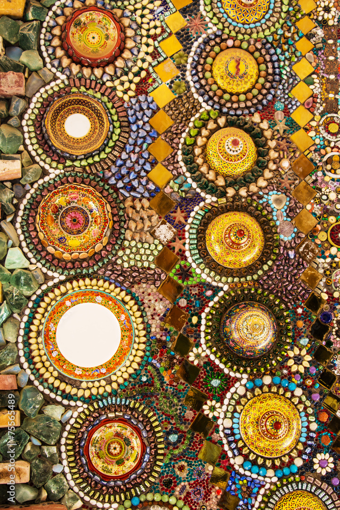 Colorful ceramic background Colorful ceramic background