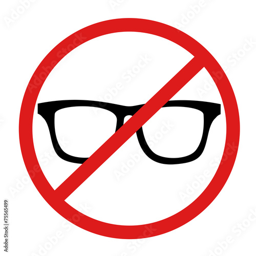 No glasses