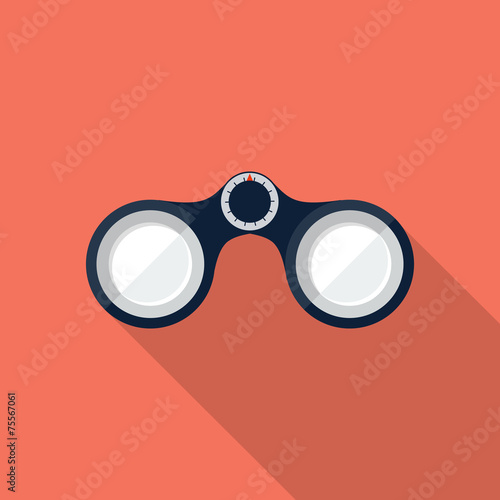 Vector binoculars icon