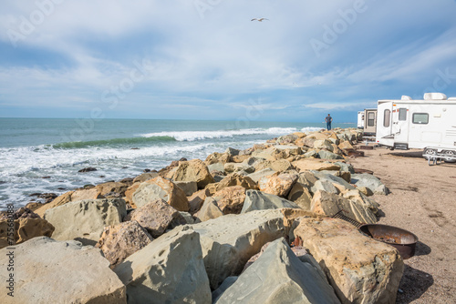 фотографія RV Camping on Beach