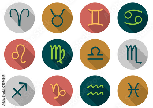 vector zodiac signs