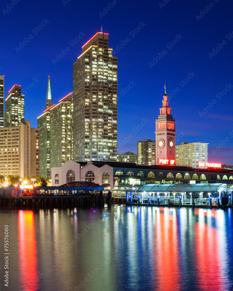 Embarcadero Towers and Ferry Building