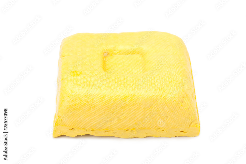 yellow bean curd or tofu