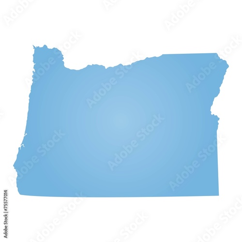 Map of Oregon photo