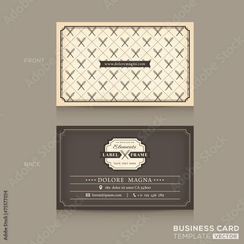 Classic Business card Design Template