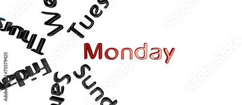 Dia de la semana Monday