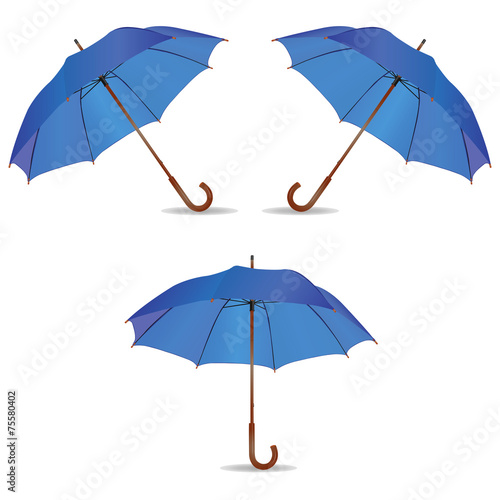 Parapluie bleu