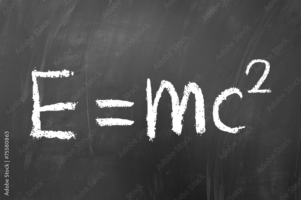 E equals mc squared Stock Illustration Adobe Stock