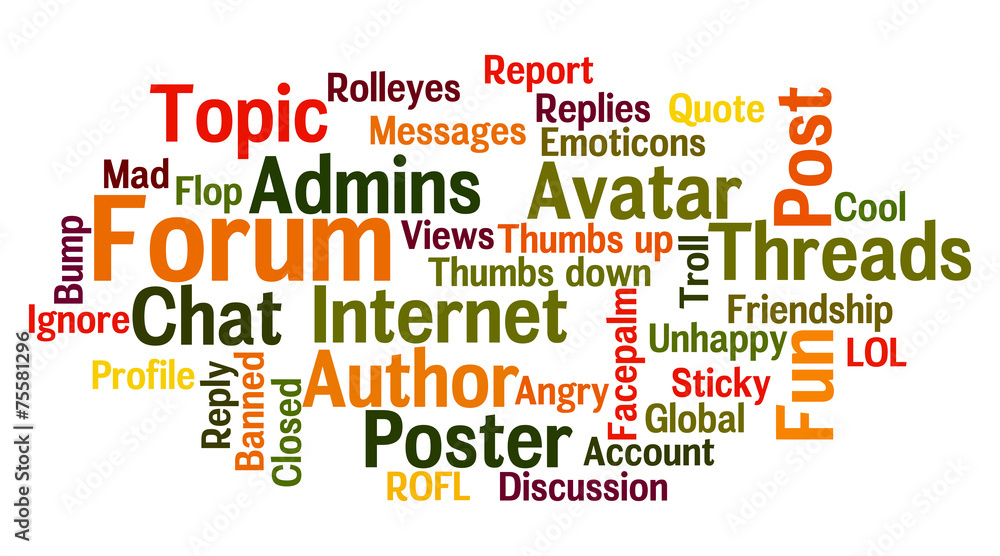 Forum word cloud Forum word cloud