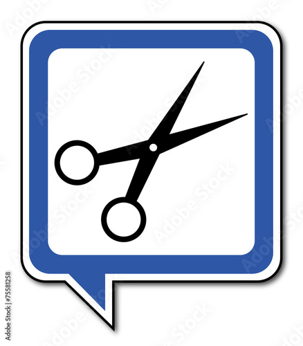 Logo ciseaux.