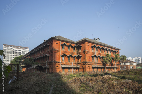 colonial heritage building in Yangon