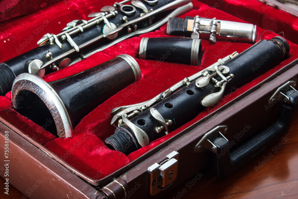 Naklejka premium clarinet