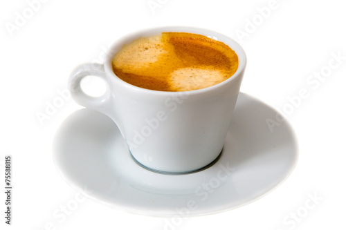 a cup af coffee isolated