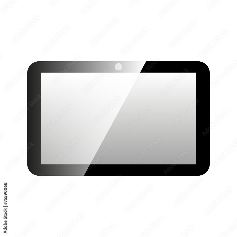 Icon tablet computer.