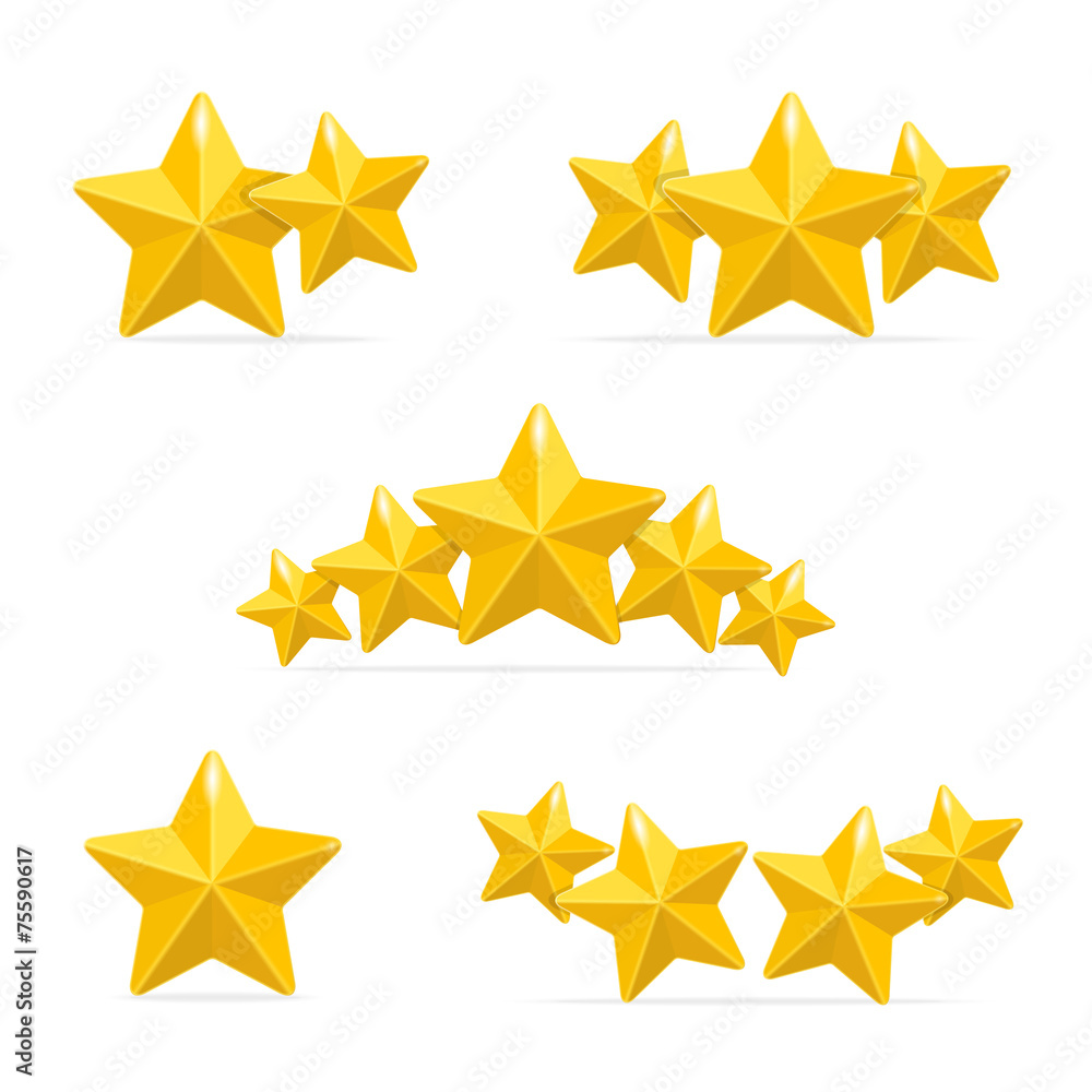 Vector rating hotels stars concept on black Vector rating hotels stars concept on black