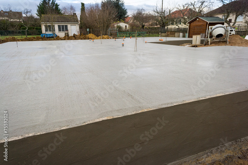 dalle de béton 