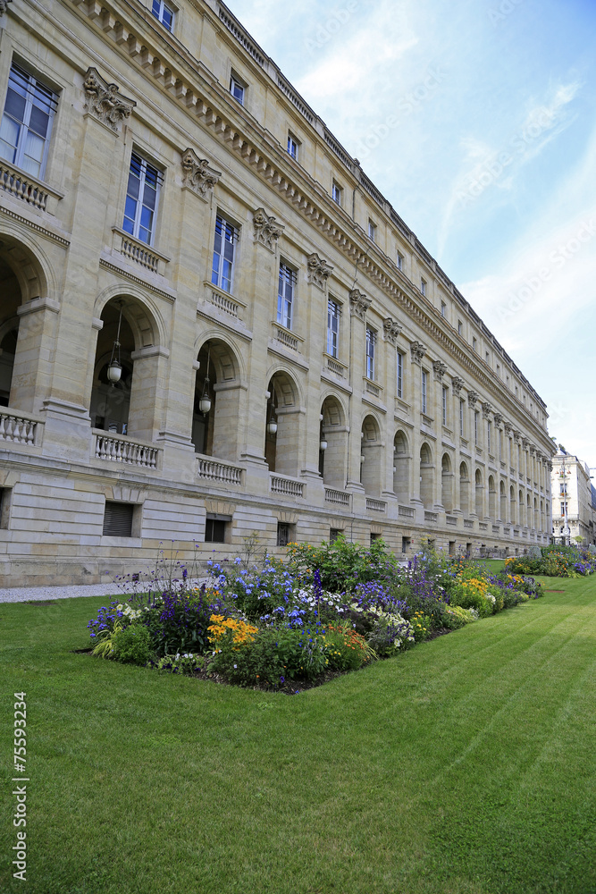 Garten an der Oper in Bordeaux