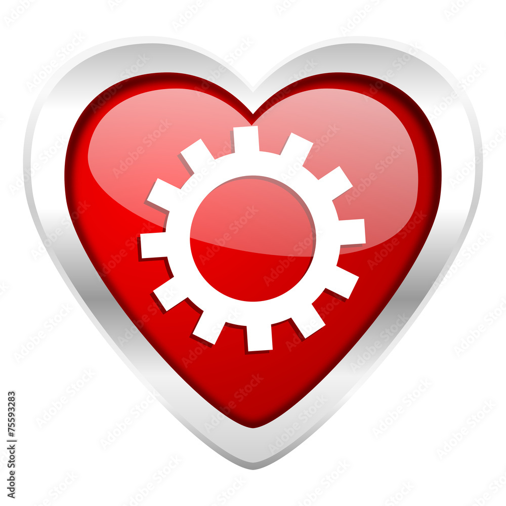 gears valentine icon options sign gears valentine icon options sign