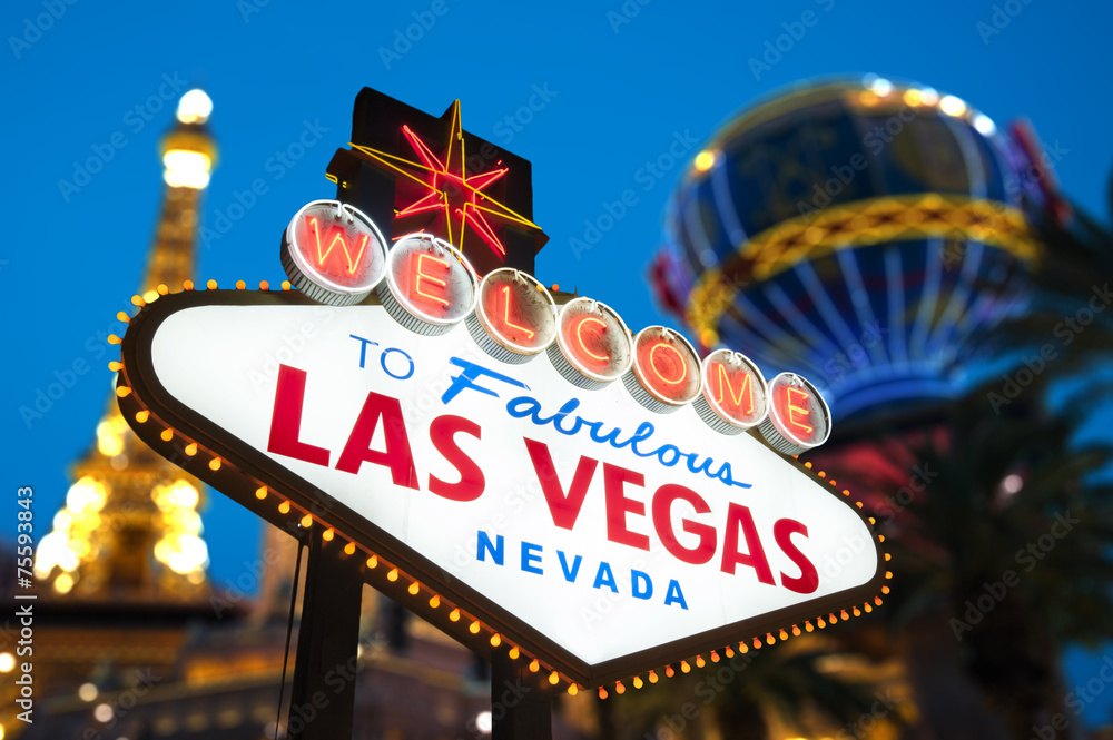 Wunschmotiv: Welcome to Las Vegas Sign #75593843