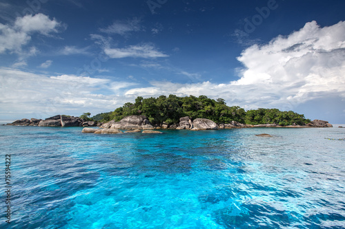 Crystal clear water of tropical island, Similan, Thailand © kapuk