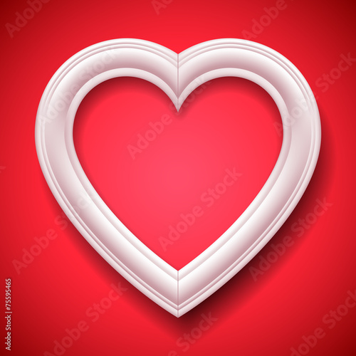 Heart Shaped Picture Frame