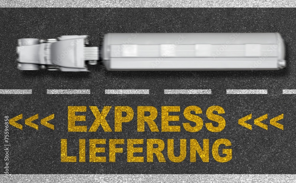 Express Lieferung Konzept StockIllustration Adobe Stock