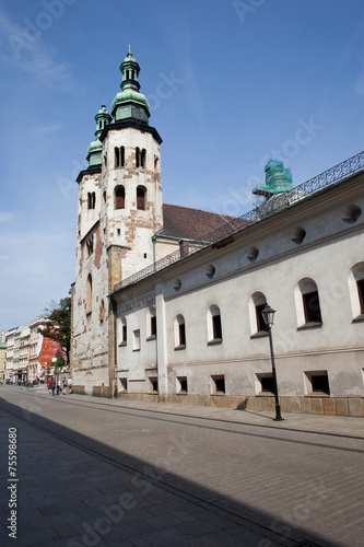 Church of St. Andrew in the Old Town of Krakow