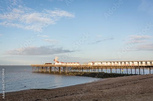 Herne Bay Pier in the late afternoon sunshine