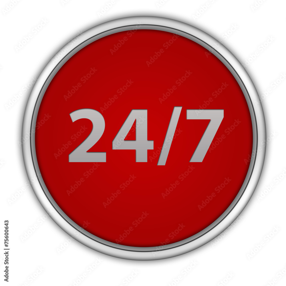 Support circular icon on white background Support circular icon on white background