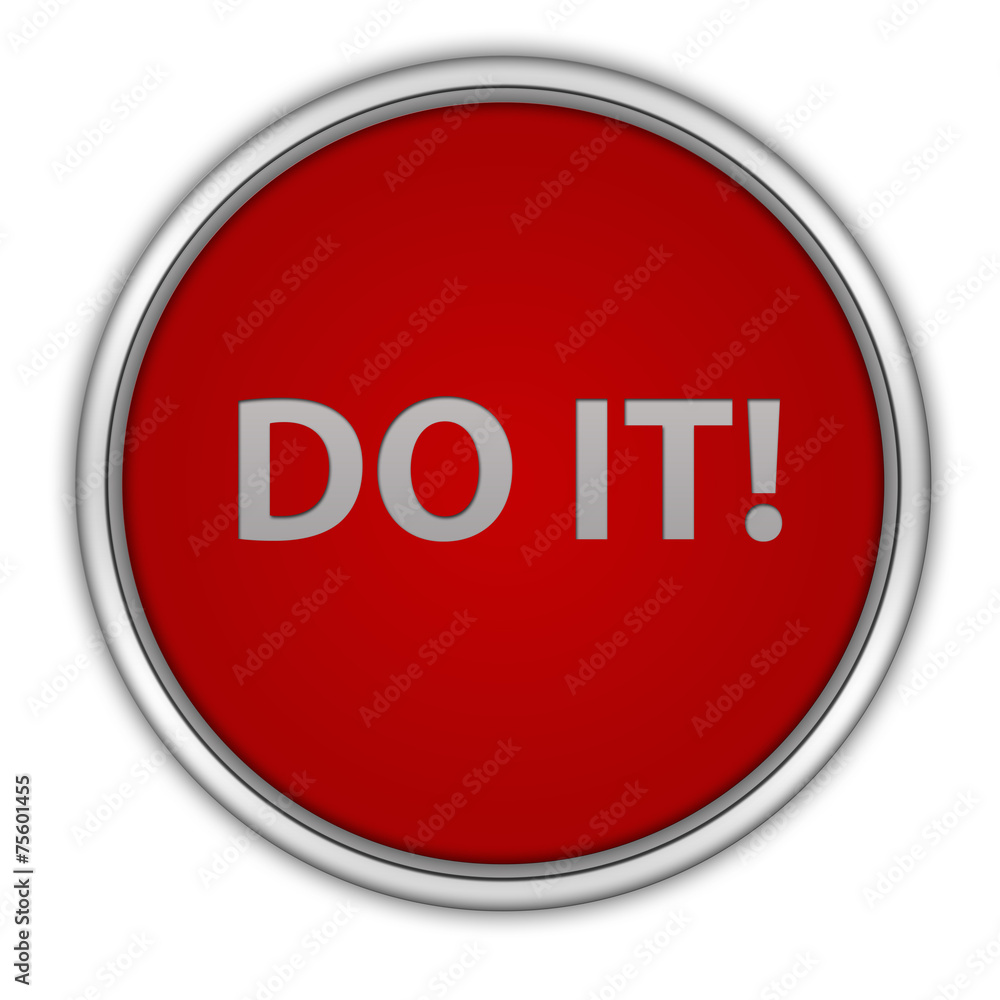 Do it circular icon on white background Do it circular icon on white background