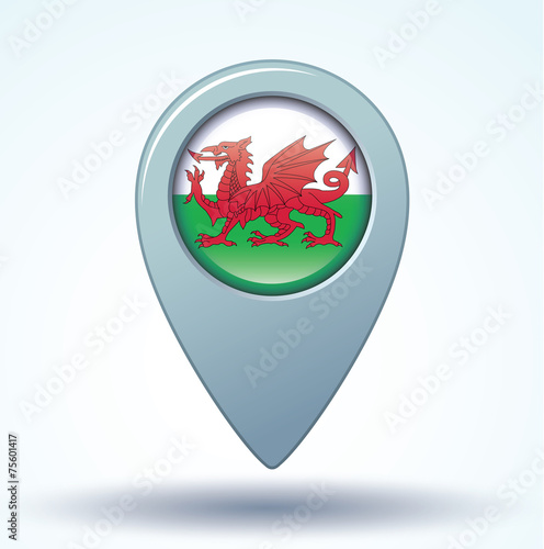 Free Download Flag set of Wales, vector illustration - GFXLoad