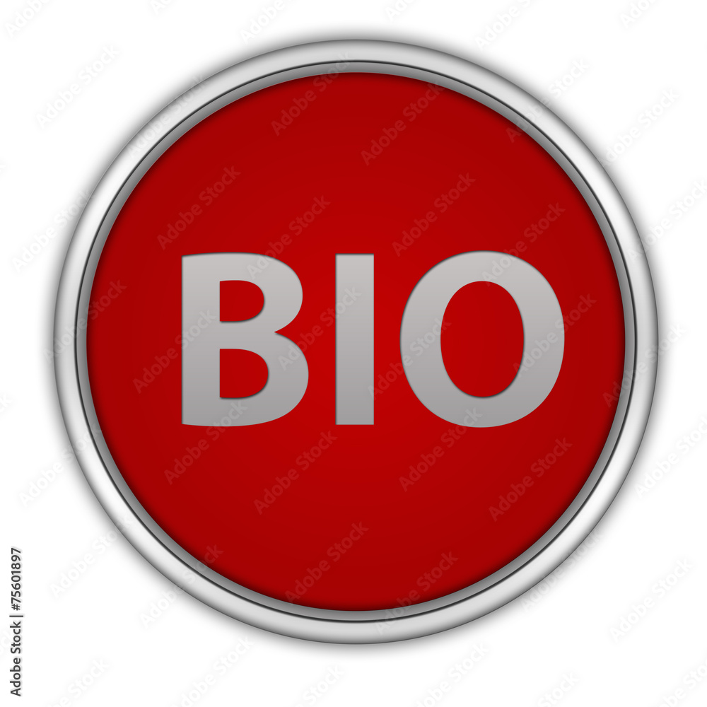 Bio circular icon on white background Bio circular icon on white background