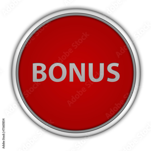 Bonus circular icon on white background Free Download Bonus circular icon on white background - GFXLoad