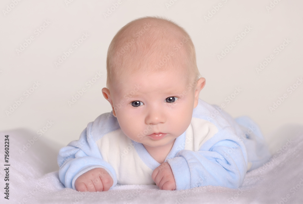 Photo of an adorable baby