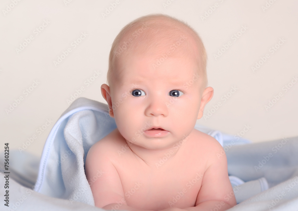 Closeup photo of an adorable baby Closeup photo of an adorable baby