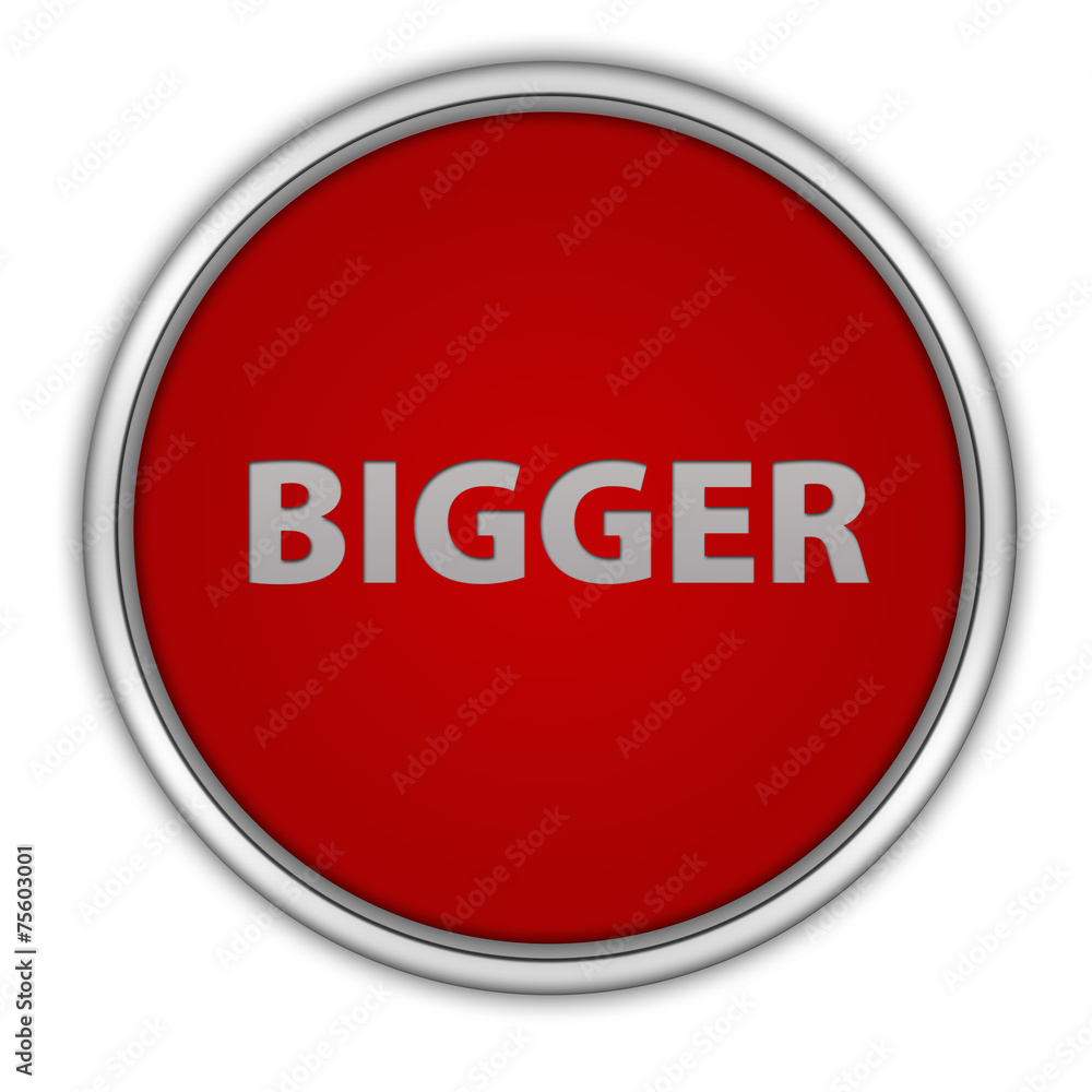 Bigger circular icon on white background Bigger circular icon on white background