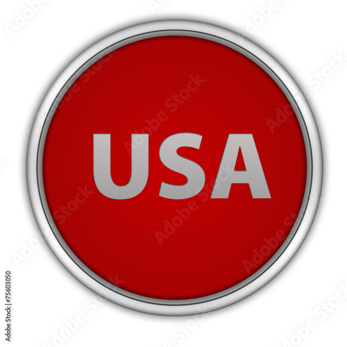 Free Download Usa circular icon on white background - GFXLoad