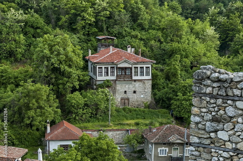 View to ancient Melnik town