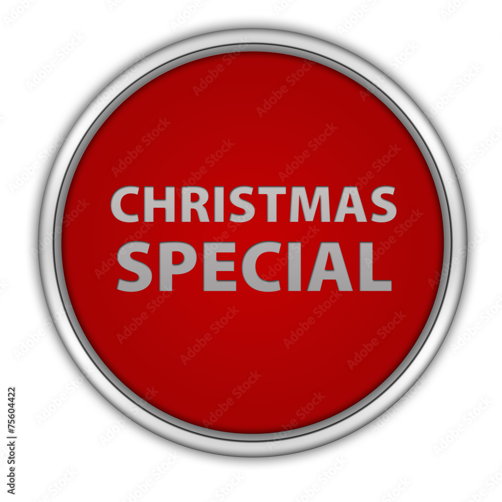 Christmas special circular icon on white background Christmas special circular icon on white background