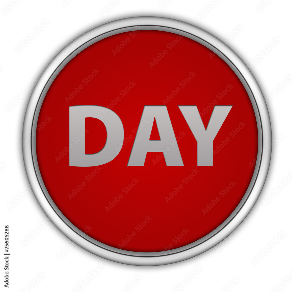 Day circular icon on white background Day circular icon on white background