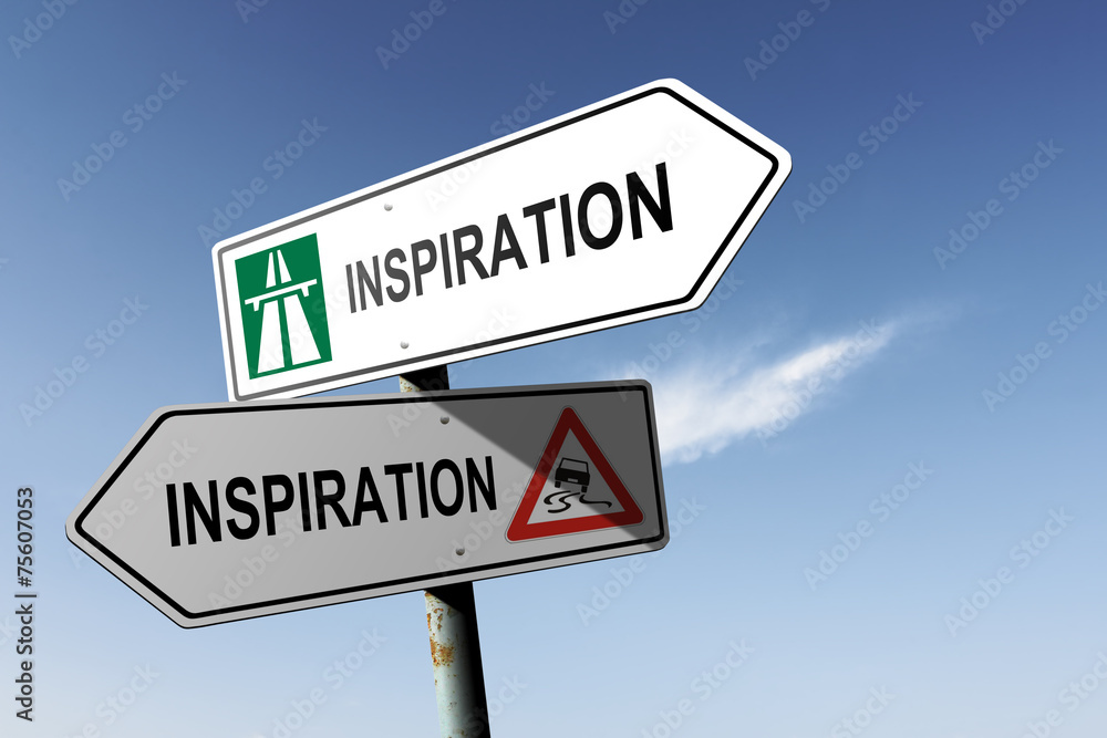 Inspiration directions. Choice for easy way or hard way. Inspiration directions. Choice for easy way or hard way.