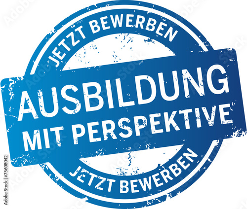 Button Ausbildung mit Perspektive