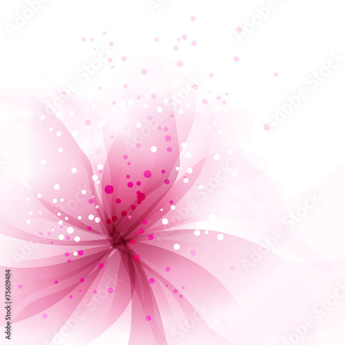 Vector background with pastel flowers