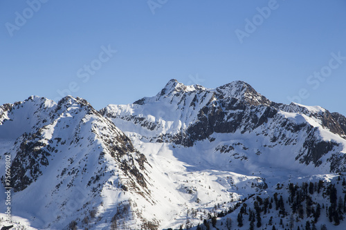 winter landscape in France