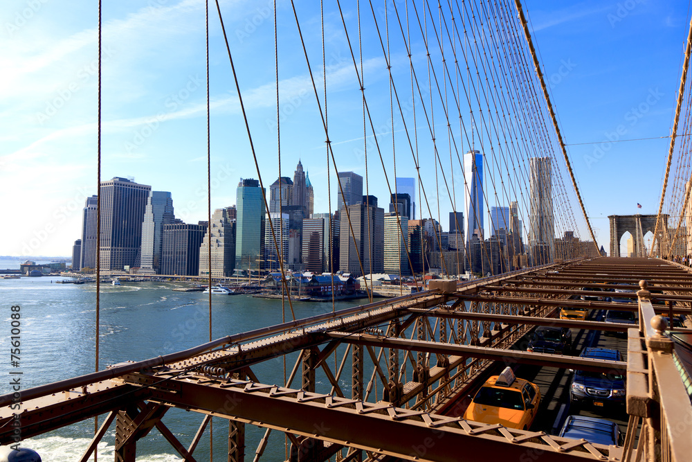 Obraz premium Most Brookliński