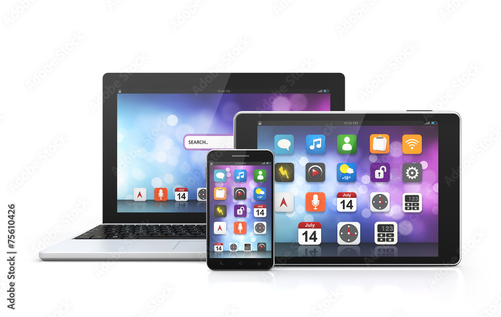 mobile technology laptop, smartphone, tablet mobile technology laptop, smartphone, tablet