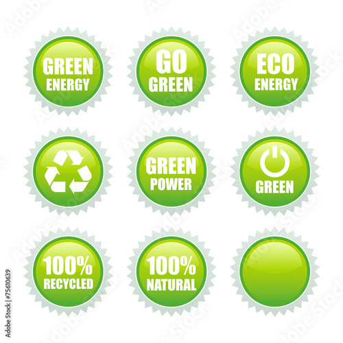 eco green labels collection