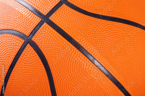 Close up of basketball texture background © cristovao31